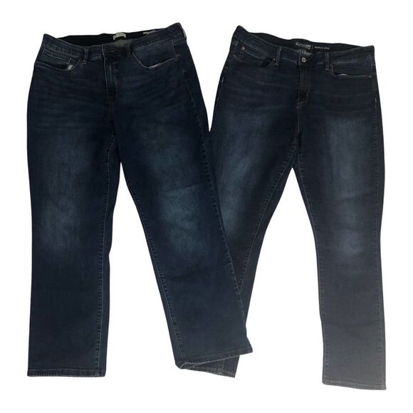 Levi’s Strauss Signature and Wonderly Jeans Size 16 Blue Denim Lot of 2 - Picture 2 of 9